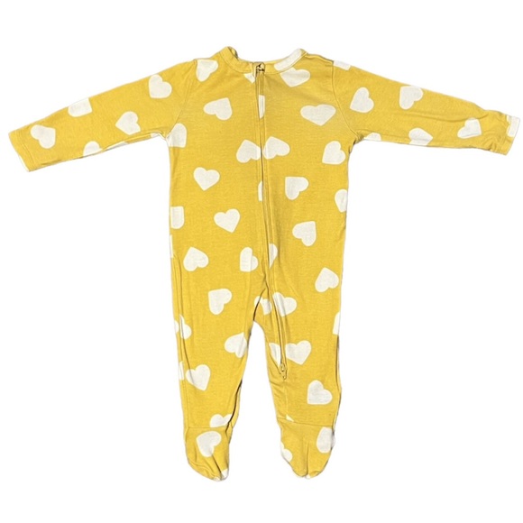 2 Pack Girls 3-6M Zip Up Pajama Bundle - Picture 2 of 3